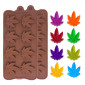 Molde silicona choco marihuana x 8 cav