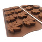 Molde silicona choco marihuana x 8 cav