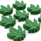 Molde silicona choco marihuana x 8 cav