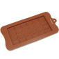 Molde silicona choco barra