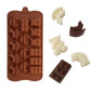 Molde silicona choco baby x 15 cav