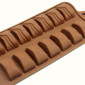 Molde silicona choco rectangular x 14 cav