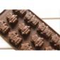 Molde silicona choco robots x 12 Cav Molde silicona choco robots x 12 Cav