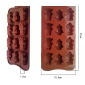 Molde silicona choco robots x 12 Cav Molde silicona choco robots x 12 Cav