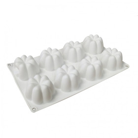 Molde silicona postresito x 8