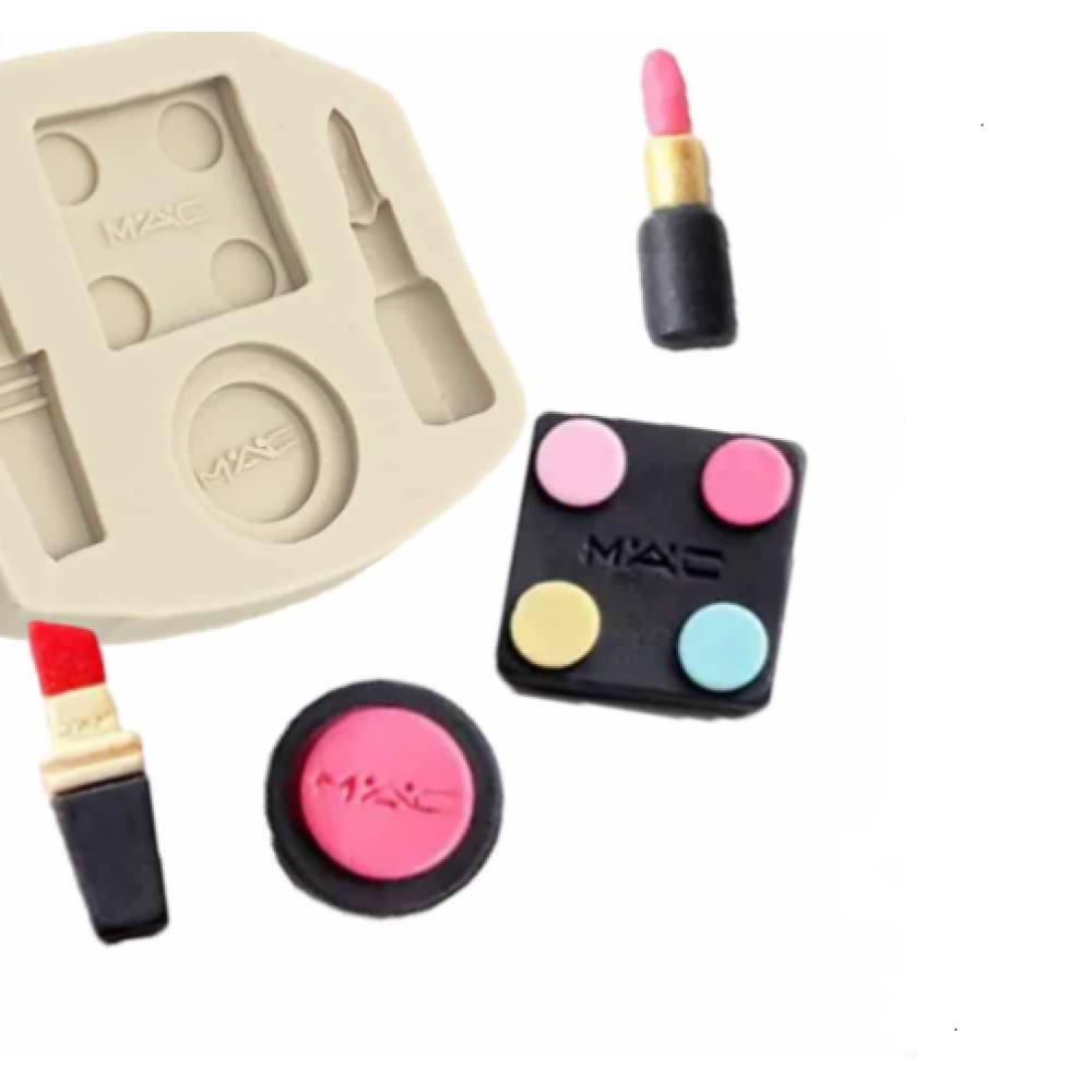 Molde silicona maquillaje pro