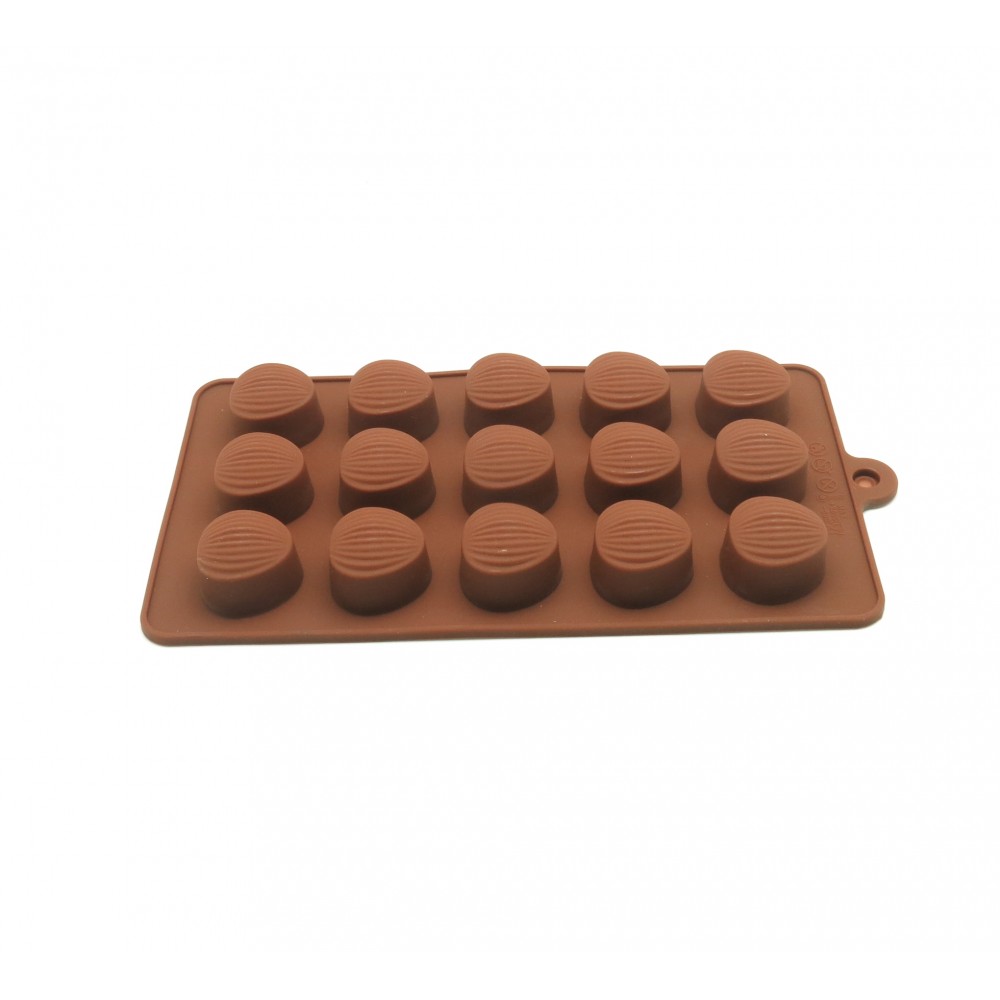 Molde silicona concha x 15 cav