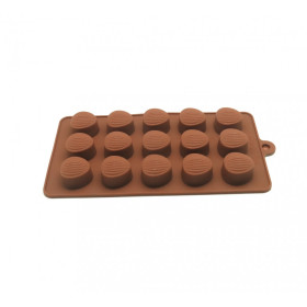 Molde silicona concha x 15 cav