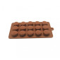Molde silicona concha x 15 cav