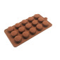Molde silicona concha x 15 cav