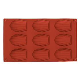 Molde silicona madeleine x 9 cav