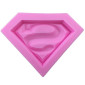 Molde silicona escudo superman 