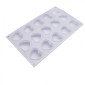 Molde silicona corazon X 15 CAV