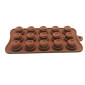 Molde silicona mini ponque x 15 cav