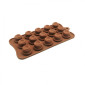 Molde silicona mini ponque x 15 cav