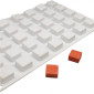 Molde silicona bombon cuadritos x 35 cav 