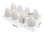 Molde silicona profesional para piñas x 8 cav