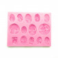 Molde silicona camafeos x 14 cav