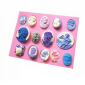 Molde silicona camafeos x 14 cav