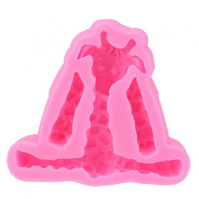 Molde silicona jirafa 3D