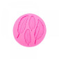 Molde silicona plumas x 4 cav