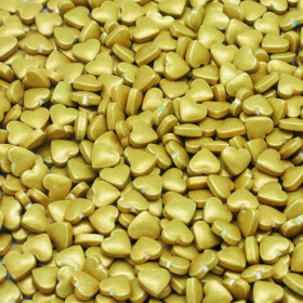 Gragea corazon mini dorado x 1 Kg