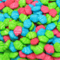 Gragea cupcakes coloridos x 1 Kg