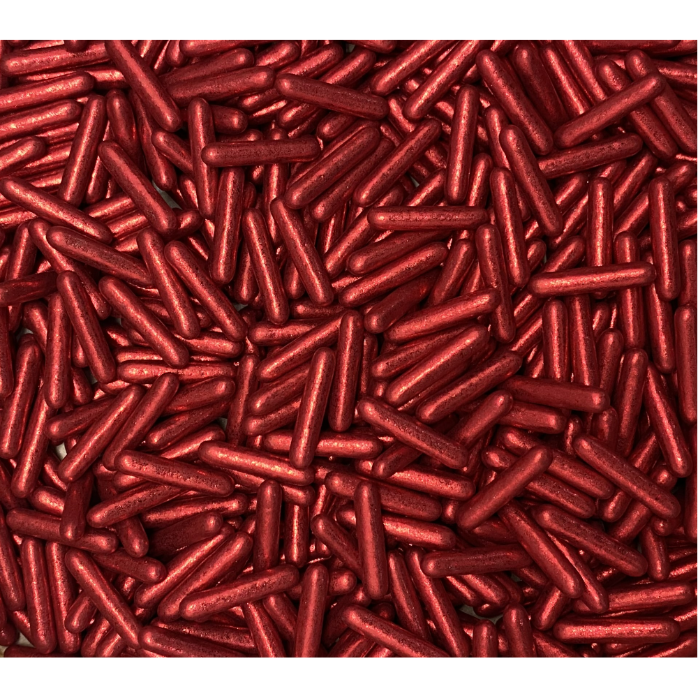 Gragea barrilitos rojo metalico x 80 Gr