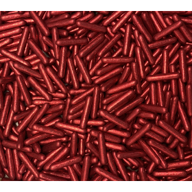 Gragea barrilitos rojo metálico x 1 kg