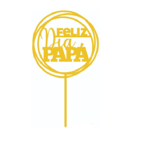 Topper feliz dia papá
