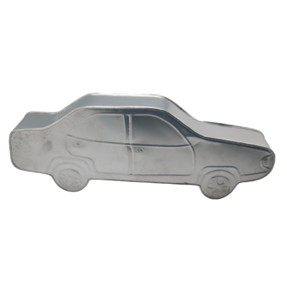 Molde ponque carro 1 lb x und