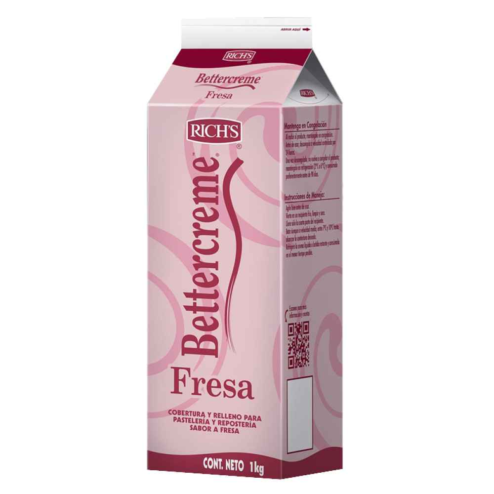 Crema Richs bettercreme de fresa x 1 kg