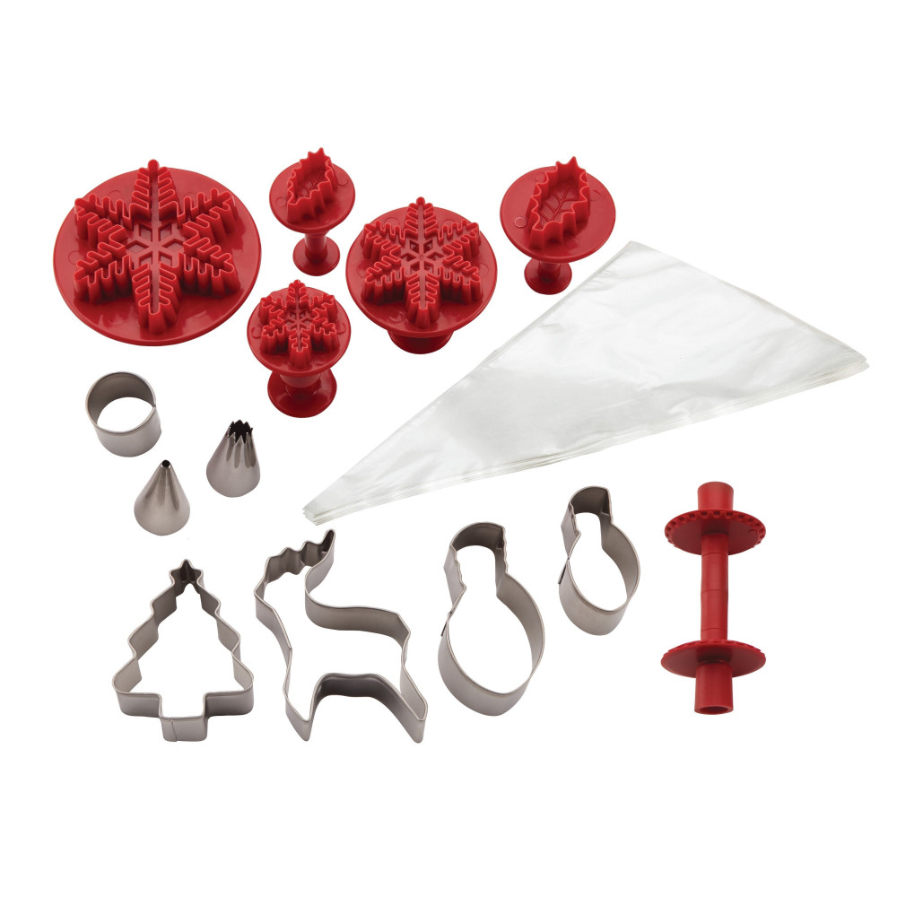 Juego decoración invierno x 25 pcs