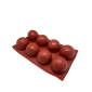 Molde mousse silicona x 8 cav
