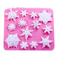Molde silicona snowflake