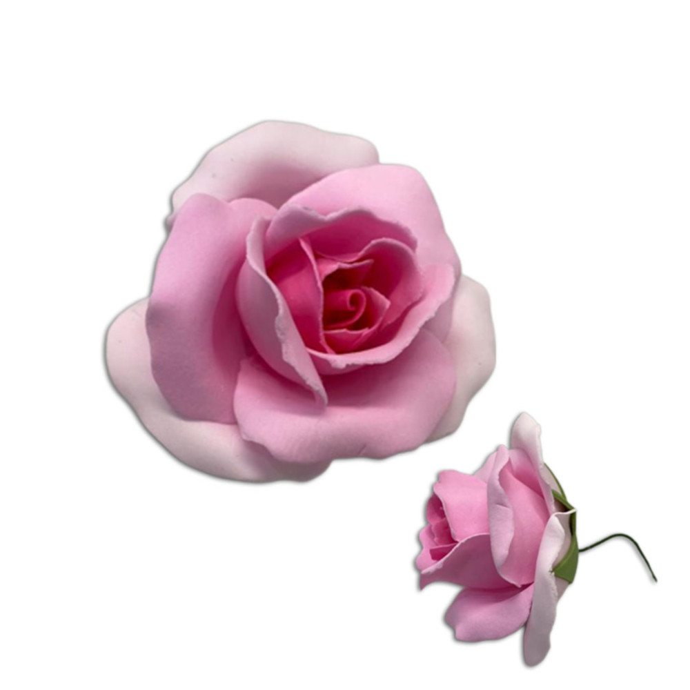 Rosa en pastillaje Grande x Und