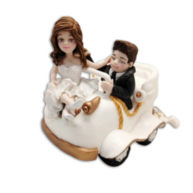 Pareja matrimonio carro #1