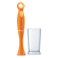 Licuadora de inmersión 2 velocidades naranja 