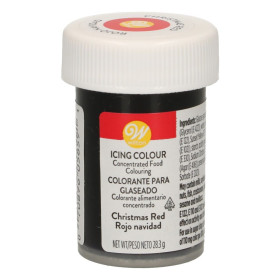 Colorante en gel rojo navidad x 1 Oz