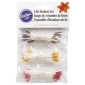 Pistilos de flores surtidos x 30 pc