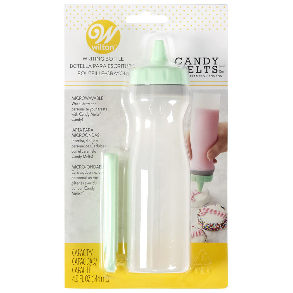 Botella en silicona para decorar con chocolate