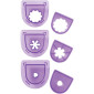 Set punch para flores x 3 pcs