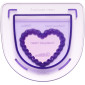 Cortador corazón rizado