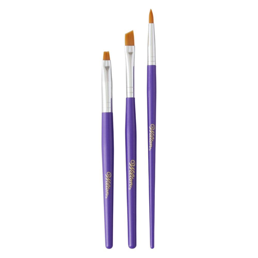 Set de Pinceles para Decorar x 3 pcs
