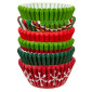 Capacillo mini cupcake navideñox 150 Und