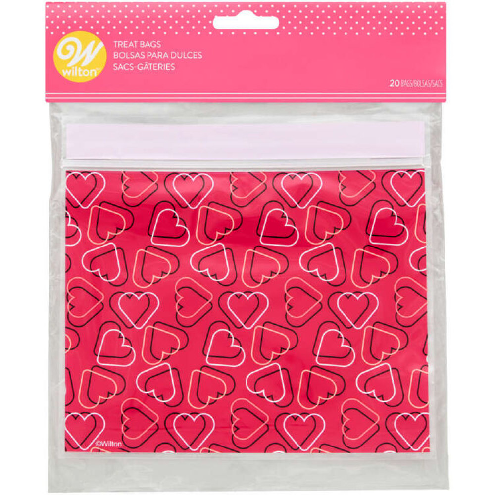 Bolsas resellables corazones x 20 und