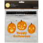 Bolsas Happy halloween calabaza resellable x 20 und