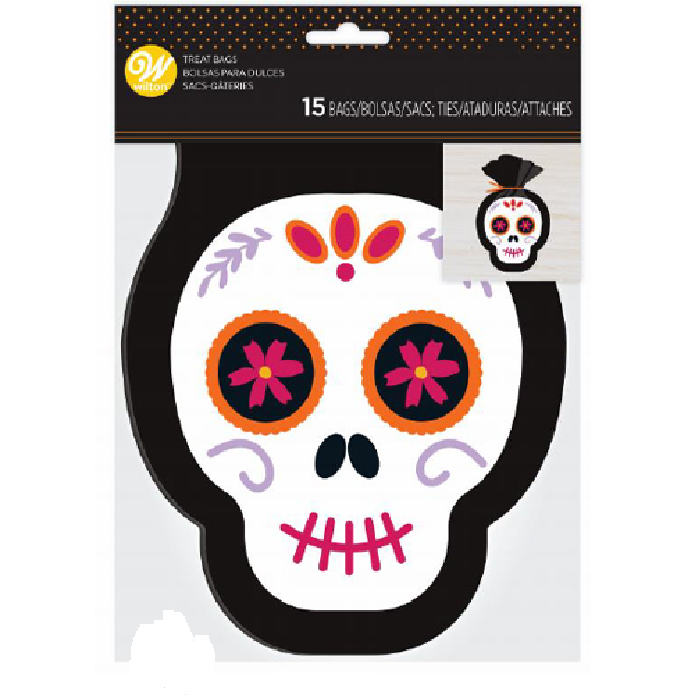 Bolsa calavera x 15 und