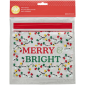 Bolsas resellable merry bright x 20 und