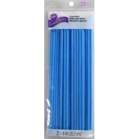 Palos colombina azul 20.3cm x 25 und